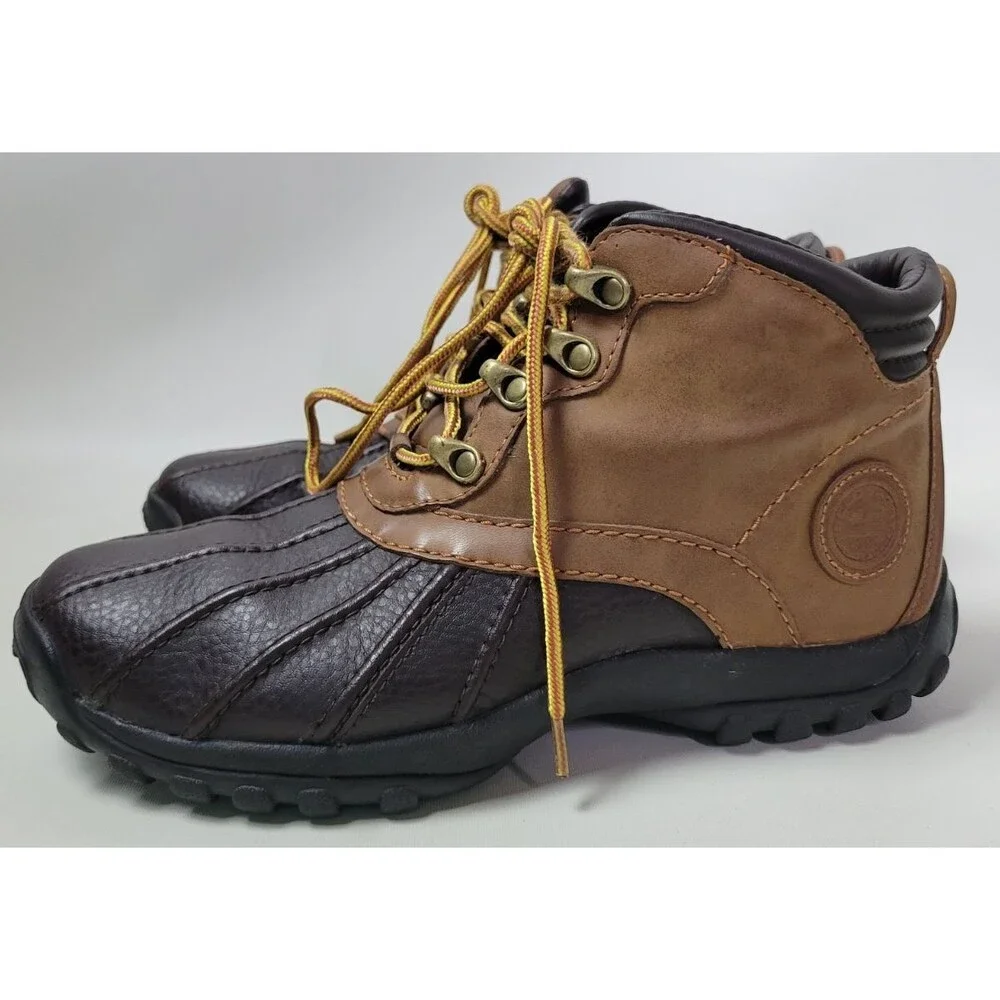 Polo‎ Sport Ralph Lauren Mens Brown Leather Duck  Boots  US 8.5